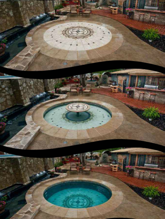 cost of hidden water pool